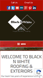Mobile Screenshot of blacknwhiteroofing.com
